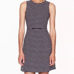 J.Crew Black and White Striped Dress Size XXS